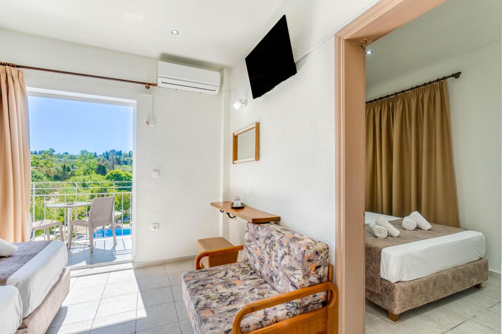 Angela Hotel & Apartments Gouvia Dış mekan fotoğraf