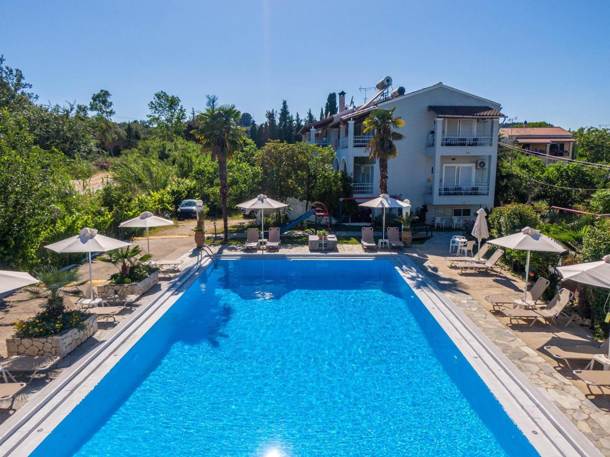 Angela Hotel & Apartments Gouvia Dış mekan fotoğraf