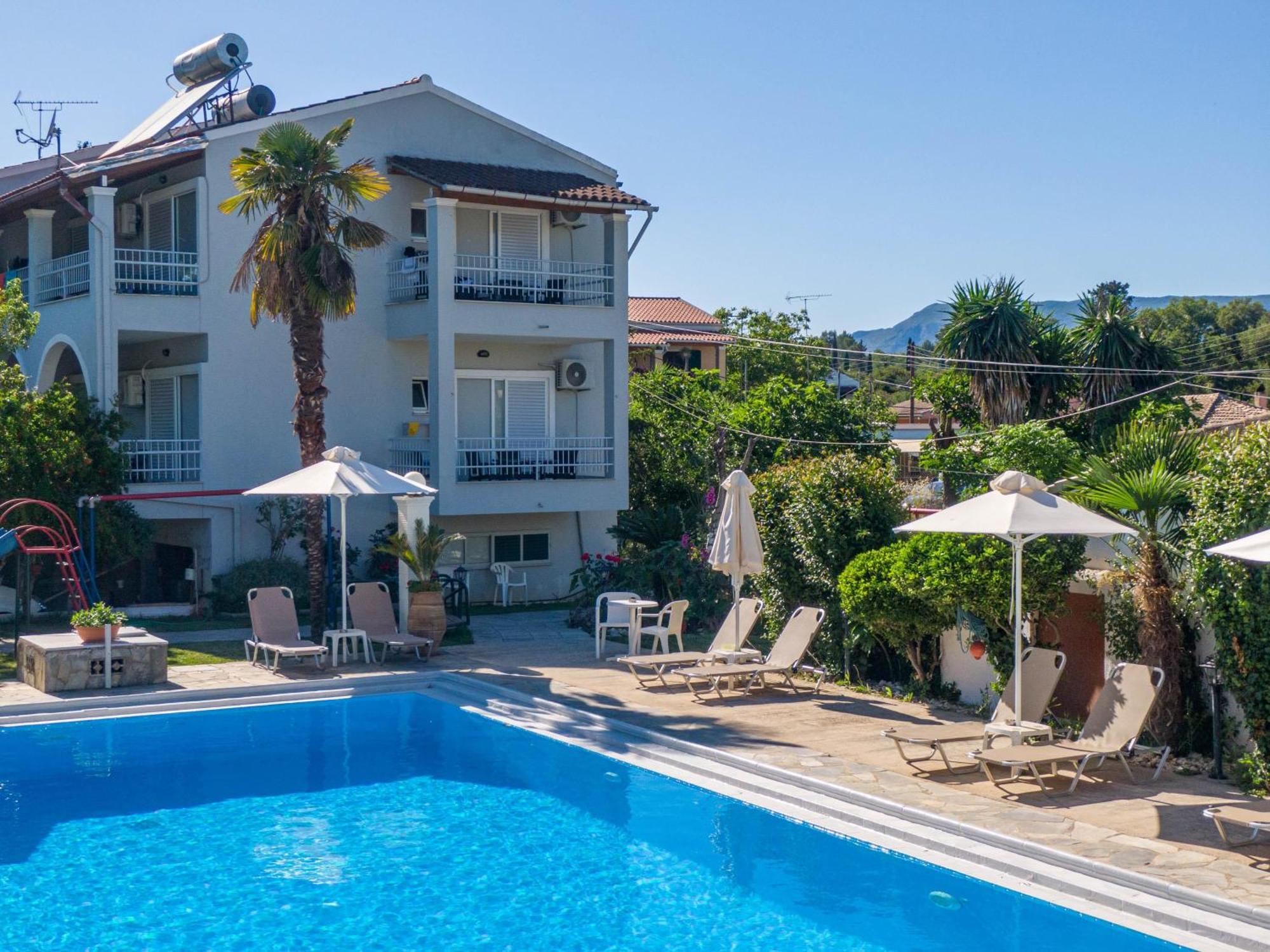 Angela Hotel & Apartments Gouvia Dış mekan fotoğraf