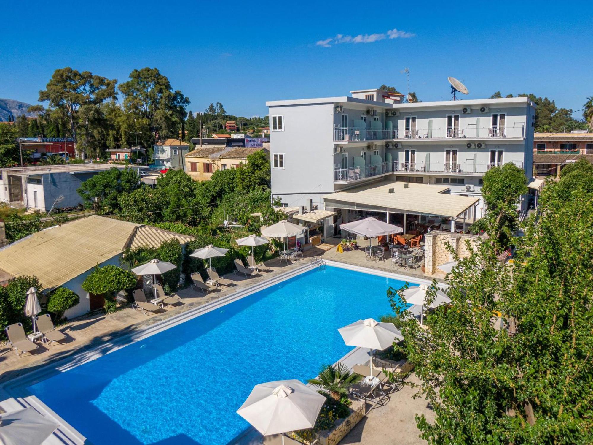 Angela Hotel & Apartments Gouvia Dış mekan fotoğraf
