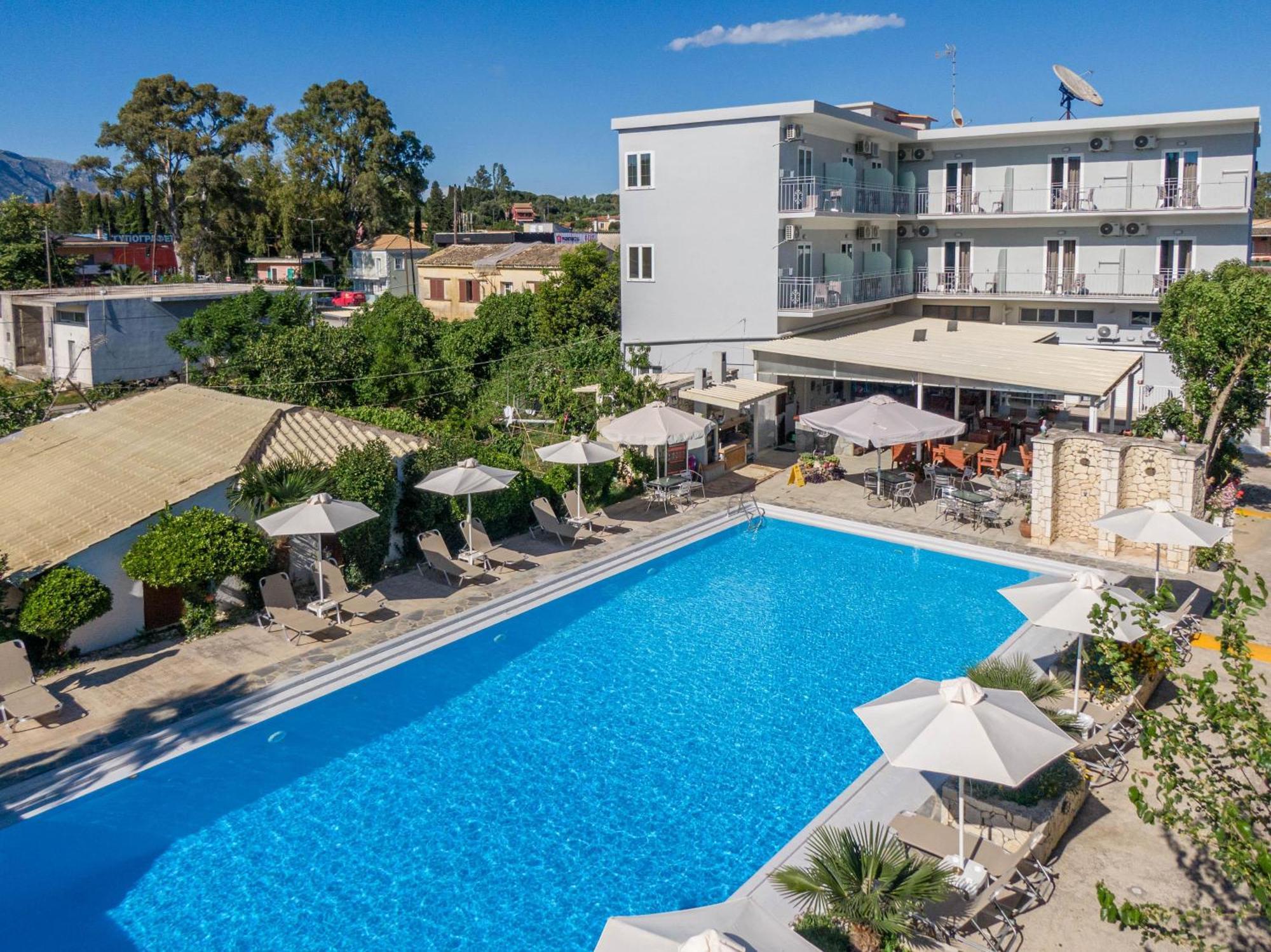 Angela Hotel & Apartments Gouvia Dış mekan fotoğraf