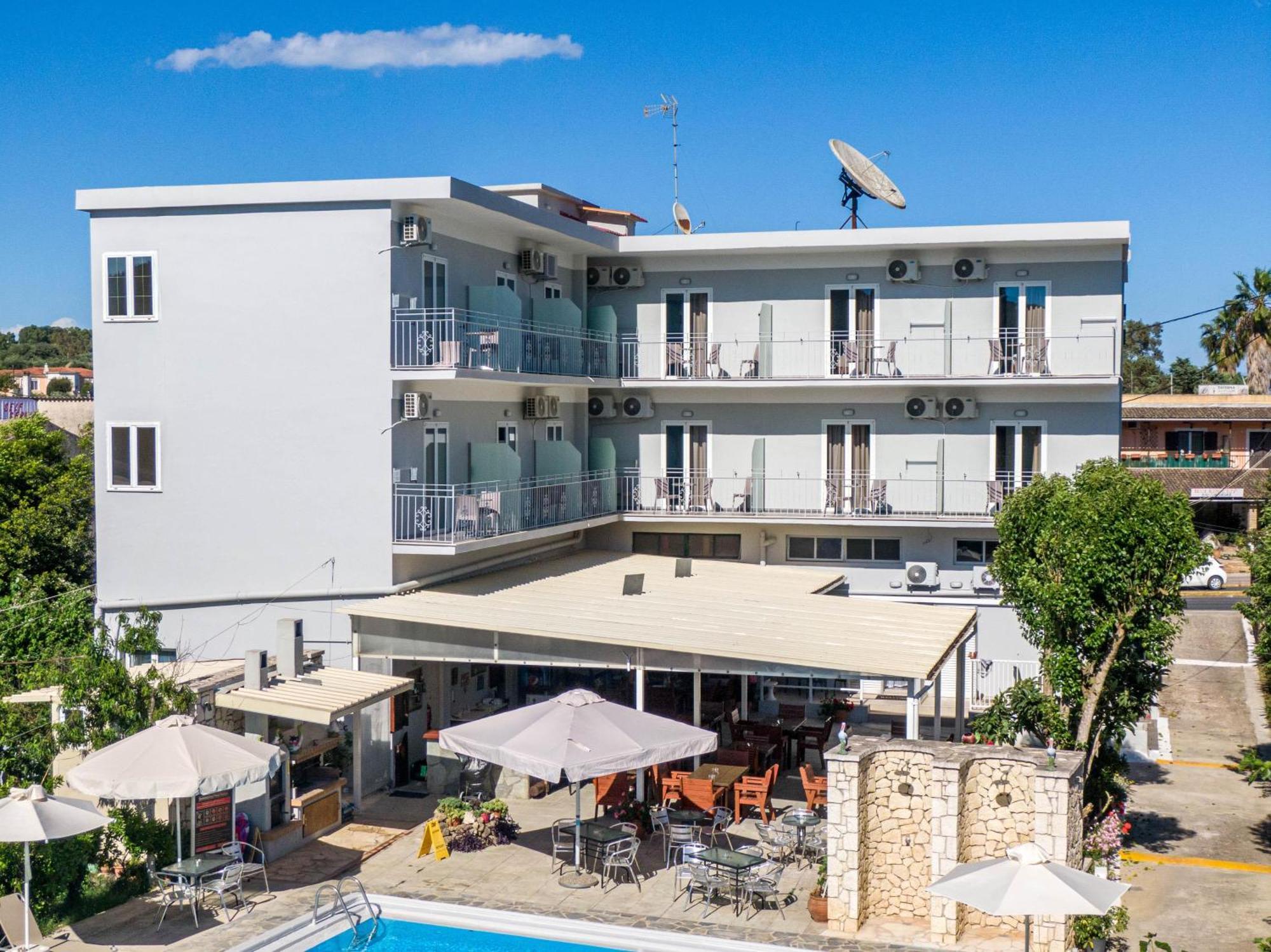 Angela Hotel & Apartments Gouvia Dış mekan fotoğraf