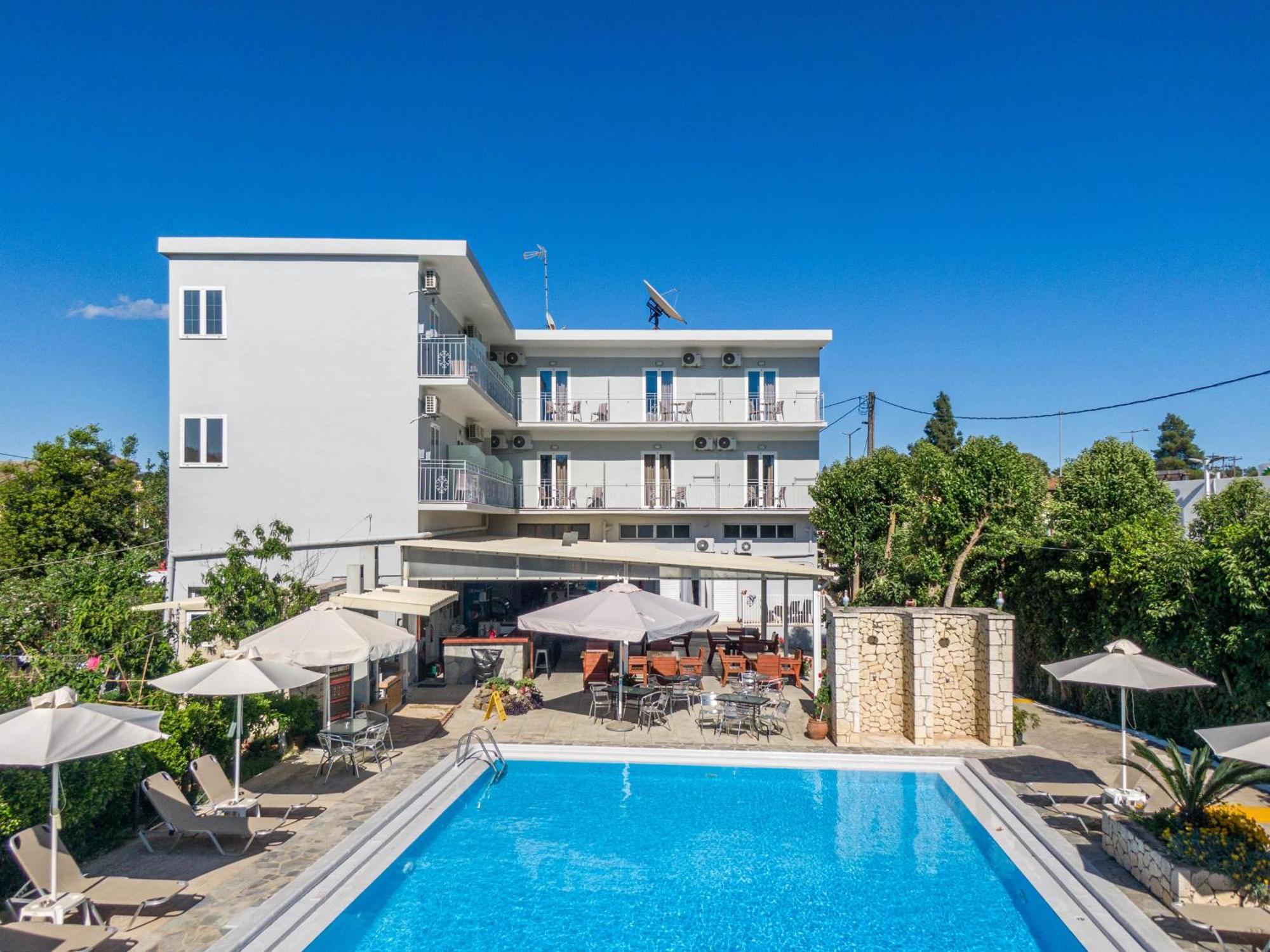 Angela Hotel & Apartments Gouvia Dış mekan fotoğraf