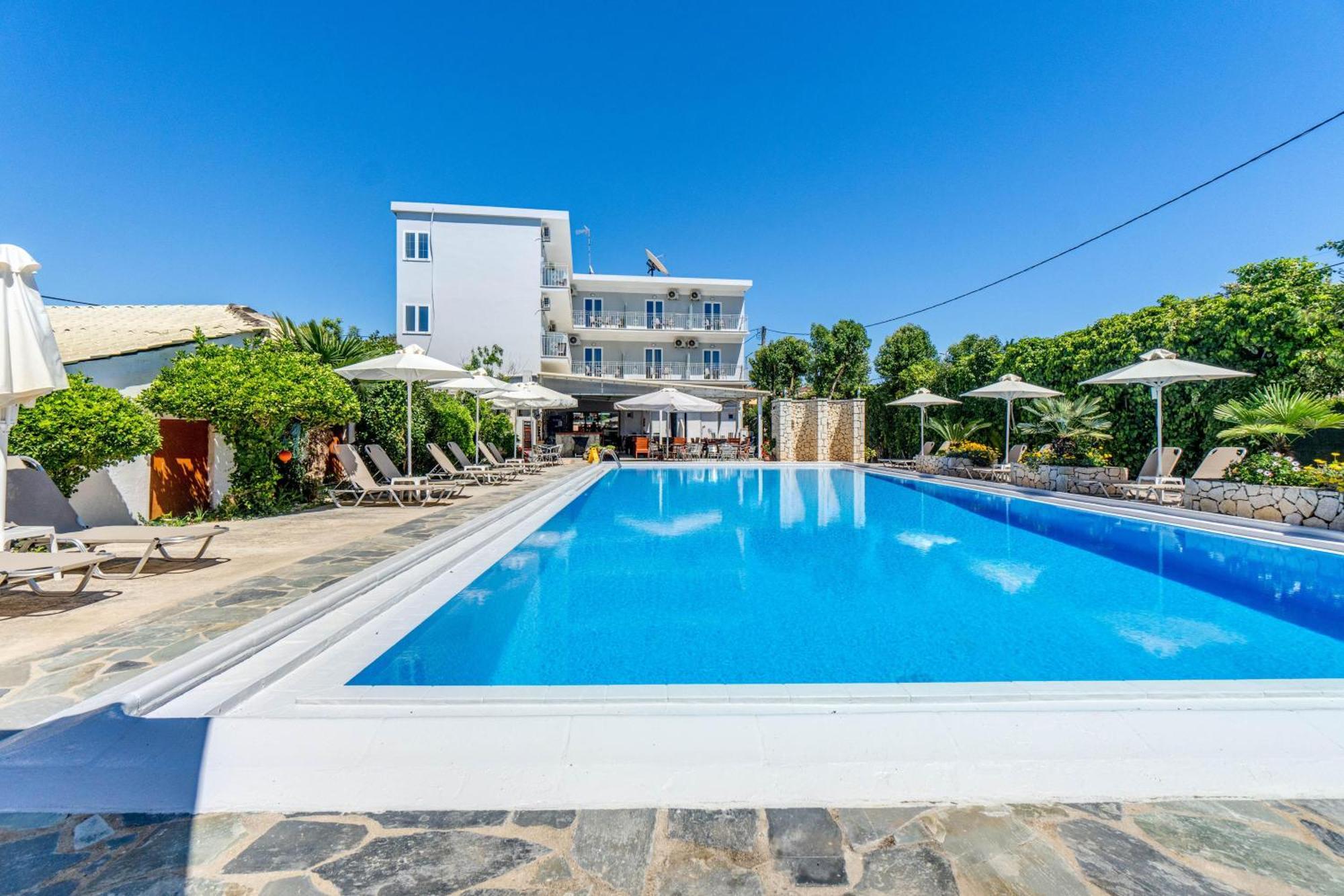 Angela Hotel & Apartments Gouvia Dış mekan fotoğraf