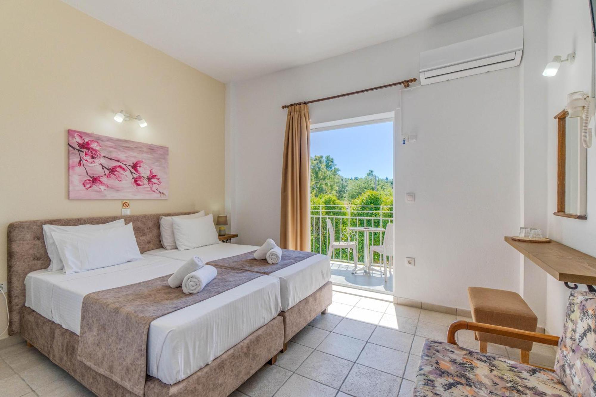 Angela Hotel & Apartments Gouvia Dış mekan fotoğraf